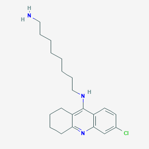 molecular formula C21H30ClN3 B12535753 N~1~-(6-Chloro-1,2,3,4-tetrahydroacridin-9-yl)octane-1,8-diamine CAS No. 681211-53-0