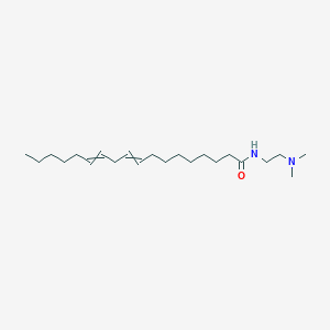 molecular formula C22H42N2O B12535824 N-[2-(dimethylamino)ethyl]octadeca-9,12-dienamide CAS No. 663953-69-3