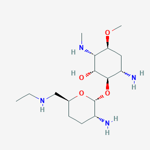 molecular formula C16H34N4O4 B1253588 Istamycin C0 