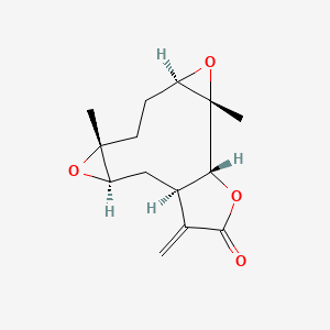 molecular formula C15H20O4 B1253591 (-)-11,13-Dehydroeriolin 