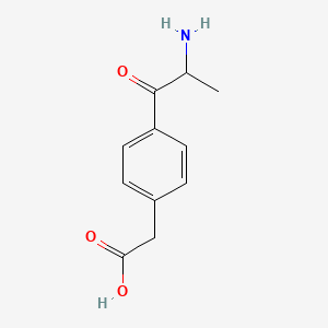 molecular formula C11H13NO3 B12535939 (4-Alanylphenyl)acetic acid CAS No. 806595-80-2