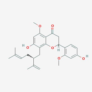 molecular formula C27H32O6 B1253607 (2S)-2'-methoxykurarinone 