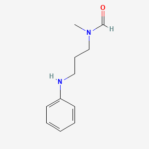 molecular formula C11H16N2O B12536078 N-(3-Anilinopropyl)-N-methylformamide CAS No. 821780-01-2
