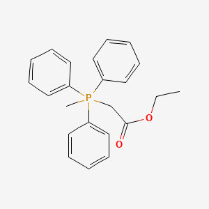 molecular formula C23H25O2P B12536128 Ethyl 2-[methyl(triphenyl)-lambda5-phosphanyl]acetate CAS No. 652157-26-1