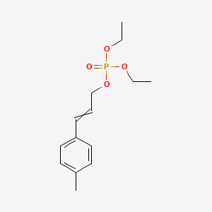 molecular formula C14H21O4P B12536134 Diethyl 3-(4-methylphenyl)prop-2-enyl phosphate CAS No. 692263-14-2
