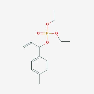 molecular formula C14H21O4P B12536262 Diethyl 1-(4-methylphenyl)prop-2-en-1-yl phosphate CAS No. 834905-16-7