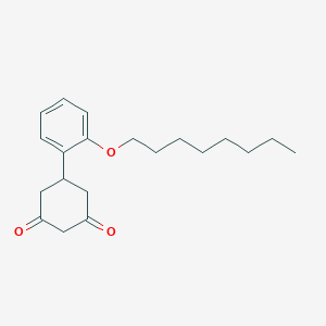 molecular formula C20H28O3 B12536300 5-[2-(Octyloxy)phenyl]cyclohexane-1,3-dione CAS No. 827331-29-3
