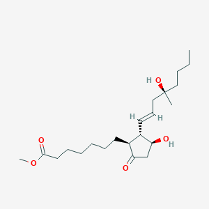 molecular formula C22H38O5 B1253634 (11S,16R)-misoprostol 