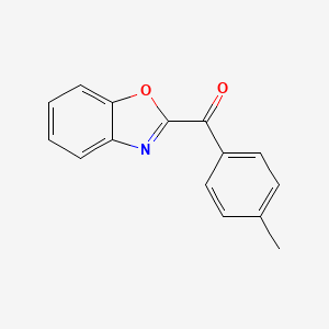 molecular formula C15H11NO2 B12536371 Benzo[d]oxazol-2-yl(p-tolyl)methanone 
