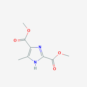 molecular formula C8H10N2O4 B12536466 Dimethyl 5-methyl-1H-imidazole-2,4-dicarboxylate CAS No. 680623-63-6