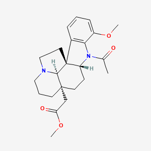 methyl 2-[(1R,9R,12R,19R)-8-acetyl-6-methoxy-8,16-diazapentacyclo[10.6.1.01,9.02,7.016,19]nonadeca-2(7),3,5-trien-12-yl]acetate