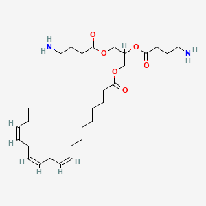 (9Z,12Z,15Z)-9,12,15-Octadecatrienoic acid 2,3-bis(4-amino-1-oxobutoxy)propyl ester