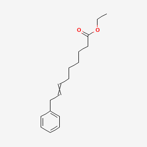 molecular formula C17H24O2 B12536709 Ethyl 9-phenylnon-7-enoate CAS No. 654068-23-2