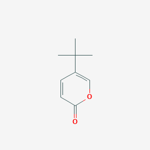 molecular formula C9H12O2 B12536871 5-tert-Butyl-2H-pyran-2-one CAS No. 662126-17-2