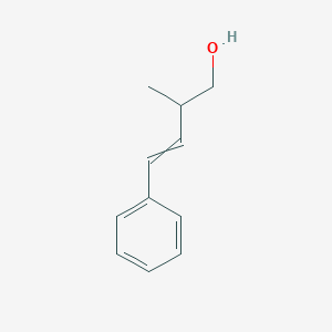 molecular formula C11H14O B12536990 2-Methyl-4-phenylbut-3-en-1-ol CAS No. 678144-90-6