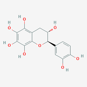 molecular formula C15H14O8 B1253705 Elephantorrhizol 