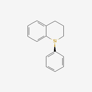 molecular formula C15H15Si B12537131 1-Silanaphthalene, 1,2,3,4-tetrahydro-1-phenyl-, (1R)- CAS No. 685087-82-5
