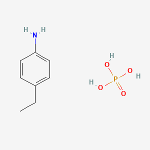 molecular formula C8H14NO4P B12537213 4-Ethylaniline;phosphoric acid CAS No. 660439-89-4