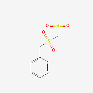 molecular formula C9H12O4S2 B1253730 Mesylmethyl(benzyl)sulfone 