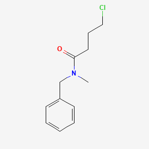 molecular formula C12H16ClNO B12537464 N-benzyl-4-chloro-N-methylbutanamide CAS No. 671220-23-8