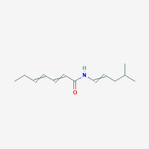 molecular formula C13H21NO B12537520 N-(4-Methylpent-1-en-1-yl)hepta-2,4-dienamide CAS No. 675106-50-0