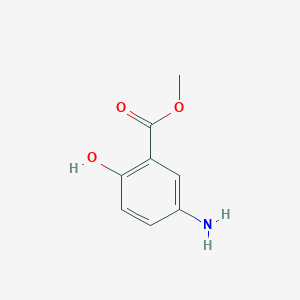 molecular formula C8H9NO3 B125376 Methyl 5-amino-2-hydroxybenzoate CAS No. 42753-75-3