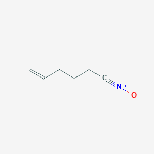 molecular formula C6H9NO B12537620 Hex-5-enenitrile oxide CAS No. 143039-09-2