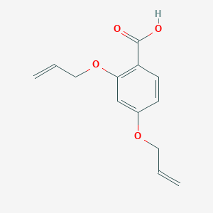 molecular formula C13H14O4 B12537795 2,4-Bis[(prop-2-en-1-yl)oxy]benzoic acid CAS No. 664334-19-4
