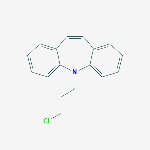 molecular formula C17H16ClN B125378 11-(3-Chloropropyl)benzo[b][1]benzazepine CAS No. 51551-40-7