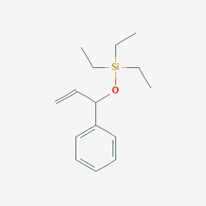 molecular formula C15H24OSi B12537821 Triethyl[(1-phenylprop-2-en-1-yl)oxy]silane CAS No. 869061-29-0