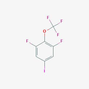 molecular formula C7H2F5IO B12537829 1,3-Difluoro-5-iodo-2-(trifluoromethoxy)benzene CAS No. 797049-17-3