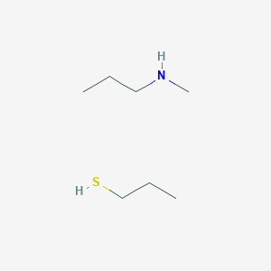molecular formula C7H19NS B12537909 N-methylpropan-1-amine;propane-1-thiol CAS No. 651331-02-1