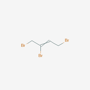 molecular formula C4H5Br3 B12538058 1,2,4-Tribromobut-2-ene CAS No. 142143-39-3