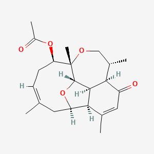 molecular formula C22H30O5 B1253811 pachyclavulariaenone B 