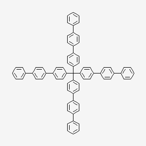 molecular formula C73H52 B12538120 1-Phenyl-4-[4-[tris[4-(4-phenylphenyl)phenyl]methyl]phenyl]benzene CAS No. 658060-73-2