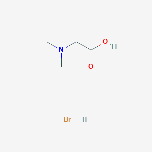 molecular formula C4H10BrNO2 B12538156 2-(Dimethylamino)acetic acid;hydrobromide CAS No. 668436-95-1