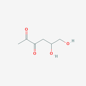 molecular formula C6H10O4 B12538188 5,6-Dihydroxyhexane-2,3-dione CAS No. 142937-57-3
