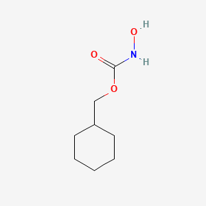 molecular formula C8H15NO3 B12538332 cyclohexylmethyl N-hydroxycarbamate 