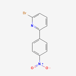 molecular formula C11H7BrN2O2 B12538369 2-Bromo-6-(4-nitrophenyl)pyridine CAS No. 652148-94-2