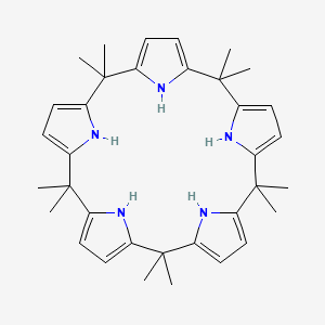 molecular formula C35H45N5 B1253844 Meso-decamethylcalix[5]pyrrole 