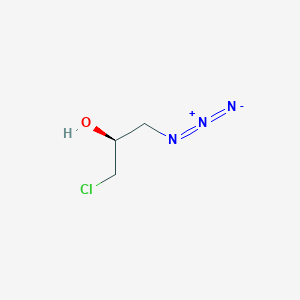 molecular formula C3H6ClN3O B12538459 2-Propanol, 1-azido-3-chloro-, (2S)- CAS No. 681225-50-3