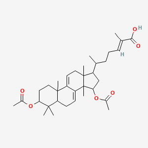 molecular formula C34H50O6 B1253855 Ganoderic acid Me CAS No. 108026-93-3