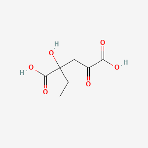 molecular formula C7H10O6 B12538659 2-Ethyl-2-hydroxy-4-oxopentanedioic acid CAS No. 664997-78-8