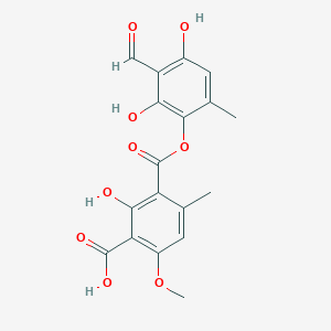 molecular formula C18H16O9 B1253866 Decarboxythamnolic acid 