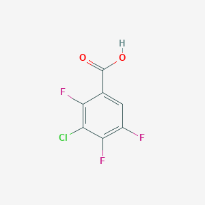 molecular formula C7H2ClF3O2 B125387 3-Chloro-2,4,5-trifluorobenzoic acid CAS No. 101513-77-3
