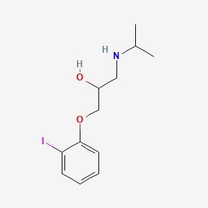 molecular formula C12H18INO2 B1253870 Iodophenylisopropylamine CAS No. 5741-21-9