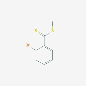 molecular formula C8H7BrS2 B12538784 Methyl 2-bromobenzene-1-carbodithioate CAS No. 711603-36-0