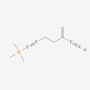 molecular formula C11H16Si B12538810 Trimethyl(5-methylidenehepta-1,6-diyn-1-yl)silane CAS No. 820964-73-6