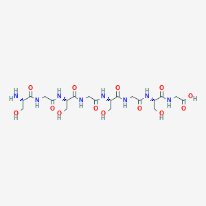 molecular formula C20H34N8O13 B12538878 L-Serylglycyl-L-serylglycyl-L-serylglycyl-L-serylglycine CAS No. 653564-28-4