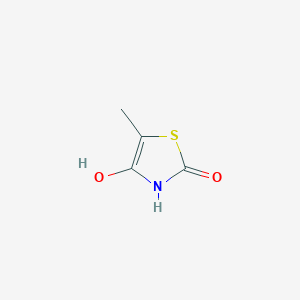molecular formula C4H5NO2S B12538897 4-Hydroxy-5-methyl-1,3-thiazol-2(3H)-one CAS No. 697311-91-4